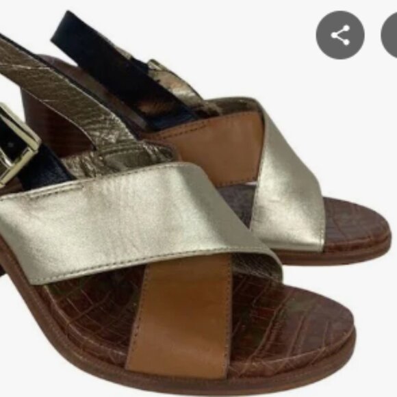 Sam Edelman Colour Block Strappy Sandals - Size 8.5 - Picture 6 of 6